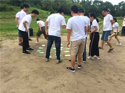 好掌柜公司來深圳九龍山生態園舉辦拓展訓練活動